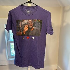 Nexus Kobe & Gigi RIP remembrance shirt, size small